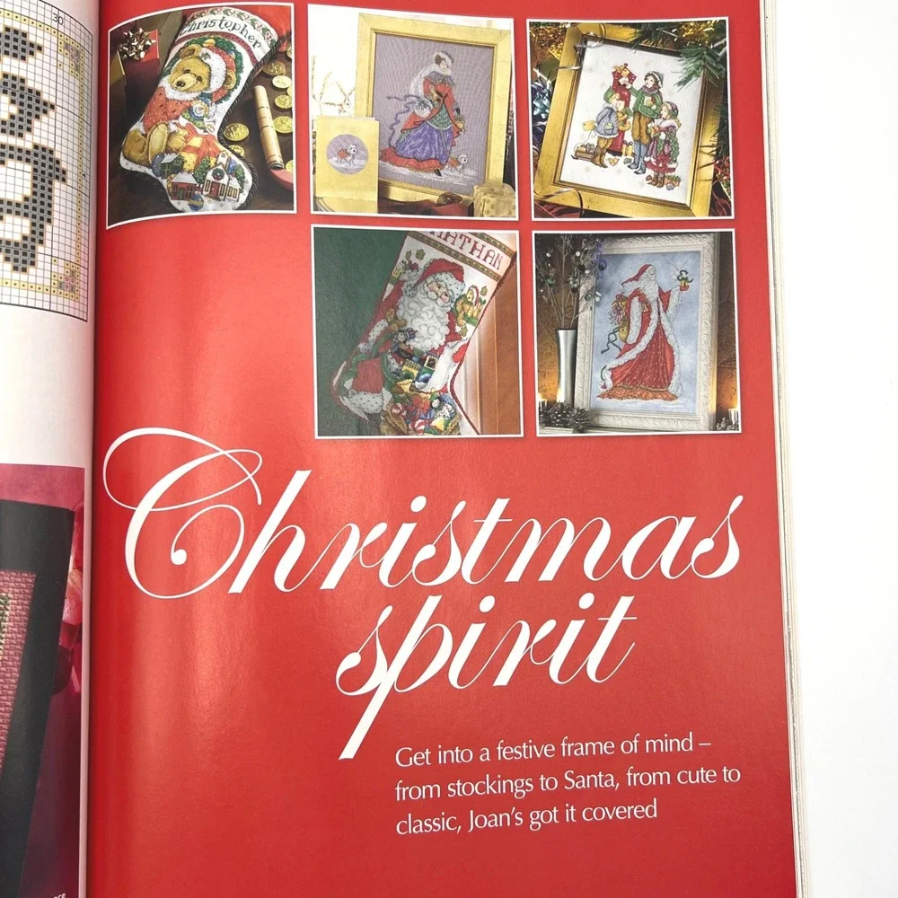 Joan Elliott Cross Stitch Collection Magazine 44 Designs Fairies Medieval RARE